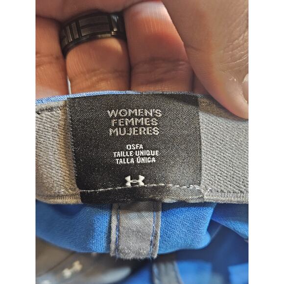 Under Armor Hat Womens Blue One Size Fits All Strap Back Baseball Cap Casual - Picture 7 of 7